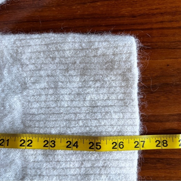 Banana Republic Fair Isle Mock-Neck Alpaca Sweater in Transition Cream size XL - Picture 14 of 14